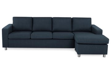 Crazy 4-seters Vendbar L-formet Sjeselongsofa i Stoff