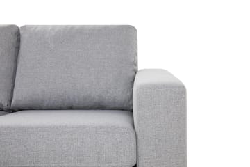 Crazy 4-seters Vendbar L-formet Sjeselongsofa i Stoff - Grå - Møbler - Sofaer - Sofa med sjeselong