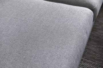 Crazy 4-seters Vendbar L-formet Sjeselongsofa i Stoff - Grå - Møbler - Sofaer - Sofa med sjeselong