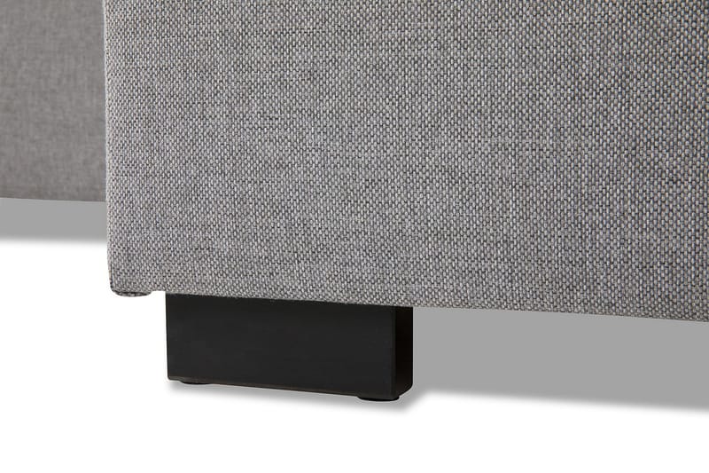 Crazy 4-seters Vendbar L-formet Sjeselongsofa i Stoff - Grå - Møbler - Sofaer - Sofa med sjeselong