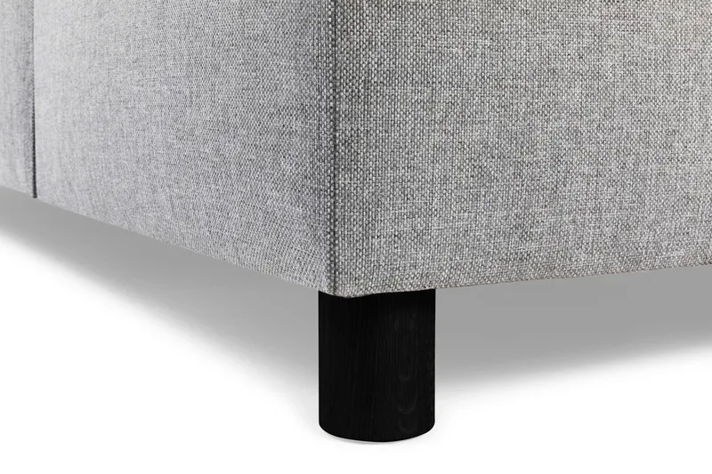 Crazy 4-seters Vendbar L-formet Sjeselongsofa i Stoff - Grå - Møbler - Sofaer - Sofa med sjeselong - 4 seters sofa med divan