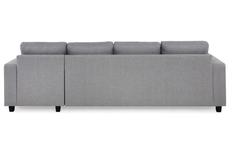 Crazy 4-seters Vendbar L-formet Sjeselongsofa i Stoff - Grå - Møbler - Sofaer - Sofa med sjeselong - 4 seters sofa med divan