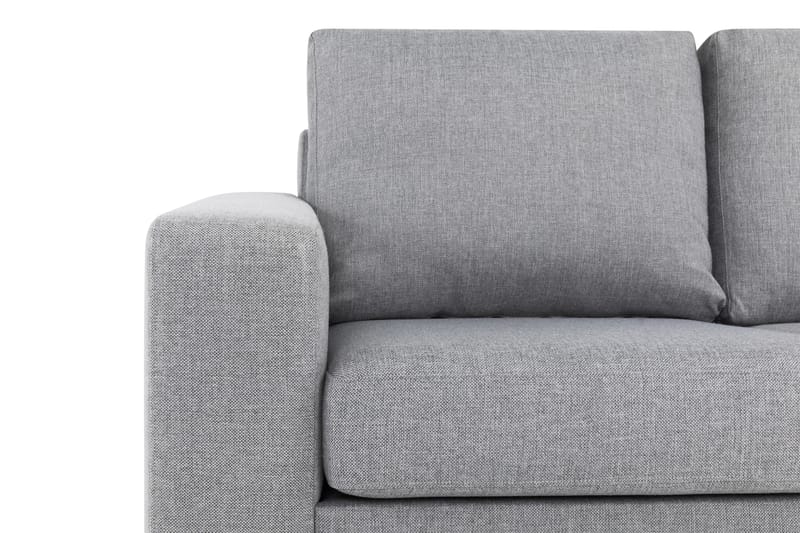 Crazy 4-seters Vendbar L-formet Sjeselongsofa i Stoff - Grå - Møbler - Sofaer - Sofa med sjeselong