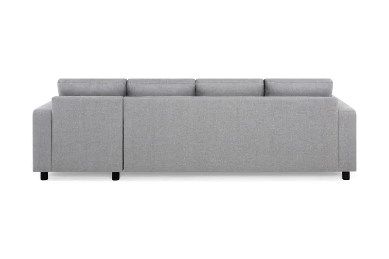 Crazy 4-seters Vendbar L-formet Sjeselongsofa i Stoff - Grå - Møbler - Sofaer - Sofa med sjeselong - 4 seters sofa med divan