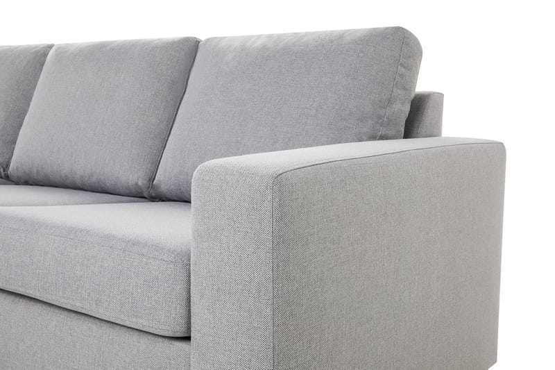 Crazy 4-seters Vendbar L-formet Sjeselongsofa i Stoff - Grå - Møbler - Sofaer - Sofa med sjeselong - 4 seters sofa med divan