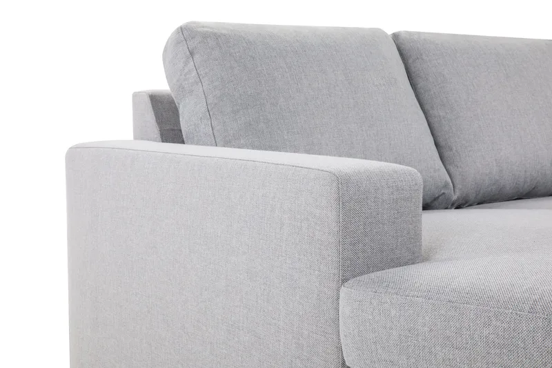 Crazy 4-seters Vendbar L-formet Sjeselongsofa i Stoff - Grå - Møbler - Sofaer - Sofa med sjeselong - 4 seters sofa med divan