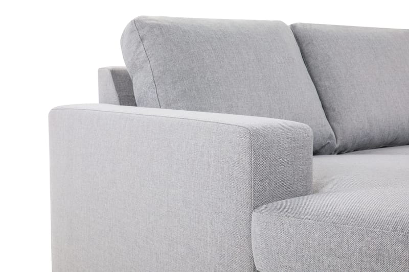 Crazy 4-seters Vendbar L-formet Sjeselongsofa i Stoff - Grå - Møbler - Sofaer - Sofa med sjeselong - 4 seters sofa med divan