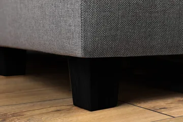 Crazy 4-seters Vendbar L-formet Sjeselongsofa i Stoff - Grå - Møbler - Sofaer - Sofa med sjeselong