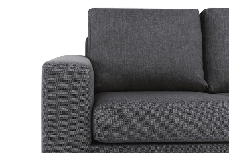 Crazy 4-seters Vendbar L-formet Sjeselongsofa i Stoff - Mørk grå - Møbler - Sofaer - Sofa med sjeselong