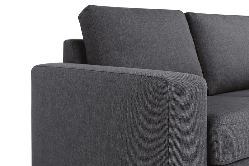 Crazy 4-seters Vendbar L-formet Sjeselongsofa i Stoff - Mørk grå - Møbler - Sofaer - Sofa med sjeselong - 4 seters sofa med divan