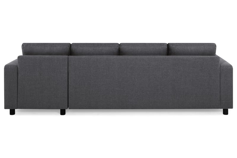Crazy 4-seters Vendbar L-formet Sjeselongsofa i Stoff - Mørk grå - Møbler - Sofaer - Sofa med sjeselong