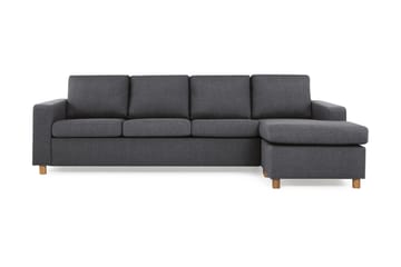 Crazy 4-seters Vendbar L-formet Sjeselongsofa i Stoff