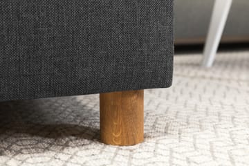 Crazy 4-seters Vendbar L-formet Sjeselongsofa i Stoff - Mørk grå - Møbler - Sofaer - Sofa med sjeselong