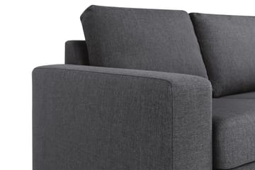 Crazy 4-seters Vendbar L-formet Sjeselongsofa i Stoff - Mørk grå - Møbler - Sofaer - Sofa med sjeselong