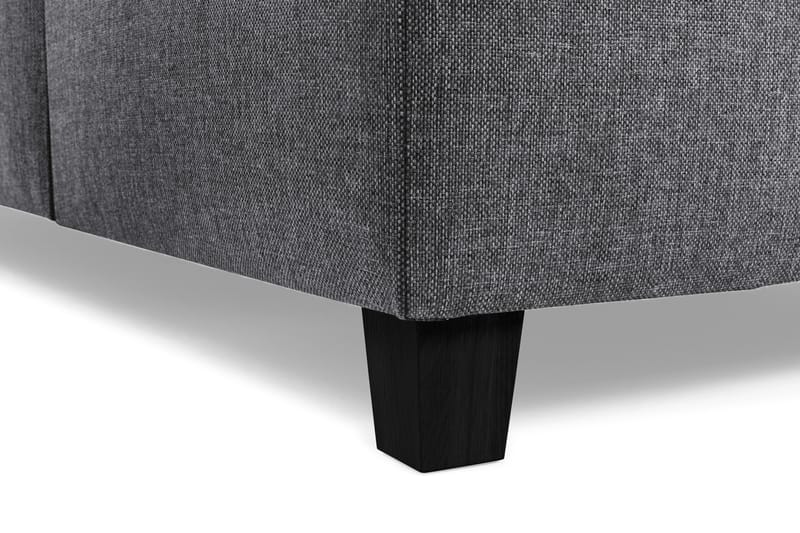 Crazy 4-seters Vendbar L-formet Sjeselongsofa i Stoff - Mørk grå - Møbler - Sofaer - Sofa med sjeselong