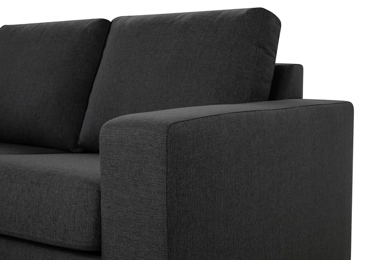Crazy 4-seters Vendbar L-formet Sjeselongsofa i Stoff - Mørk grå - Møbler - Sofaer - Sofa med sjeselong - 4 seters sofa med divan