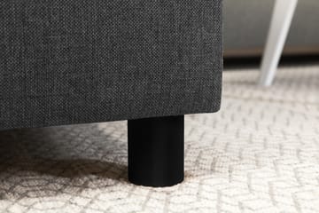 Crazy 4-seters Vendbar L-formet Sjeselongsofa i Stoff - Mørk grå - Møbler - Sofaer - Sofa med sjeselong