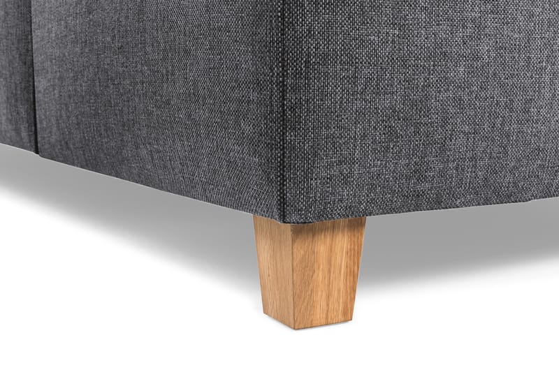 Crazy 4-seters Vendbar L-formet Sjeselongsofa i Stoff - Mørk grå - Møbler - Sofaer - Sofa med sjeselong