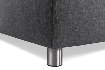 Crazy 4-seters Vendbar L-formet Sjeselongsofa i Stoff - Mørk grå - Møbler - Sofaer - Sofa med sjeselong