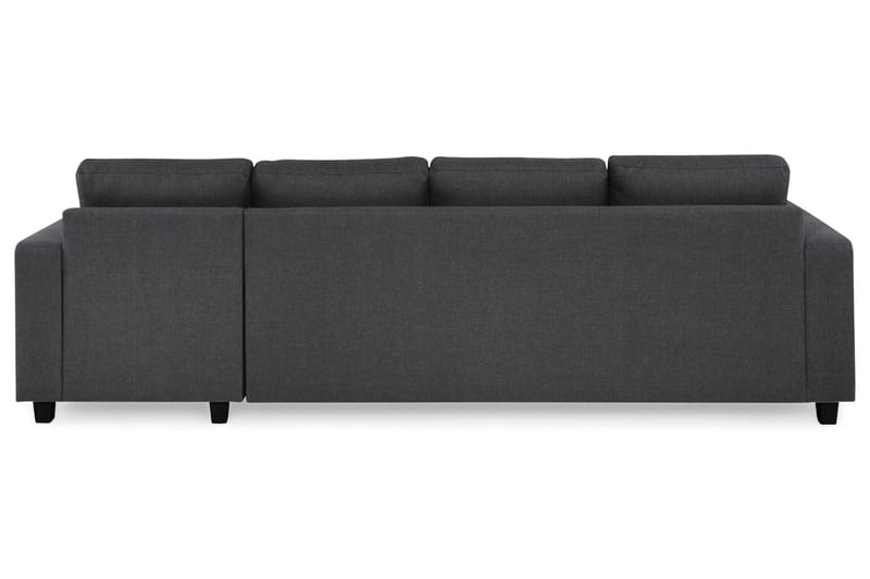 Crazy 4-seters Vendbar L-formet Sjeselongsofa i Stoff - Mørk grå - Møbler - Sofaer - Sofa med sjeselong