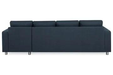 Crazy 4-seters Vendbar L-formet Sjeselongsofa i Stoff - Mørkeblå - Møbler - Sofaer - Sofa med sjeselong