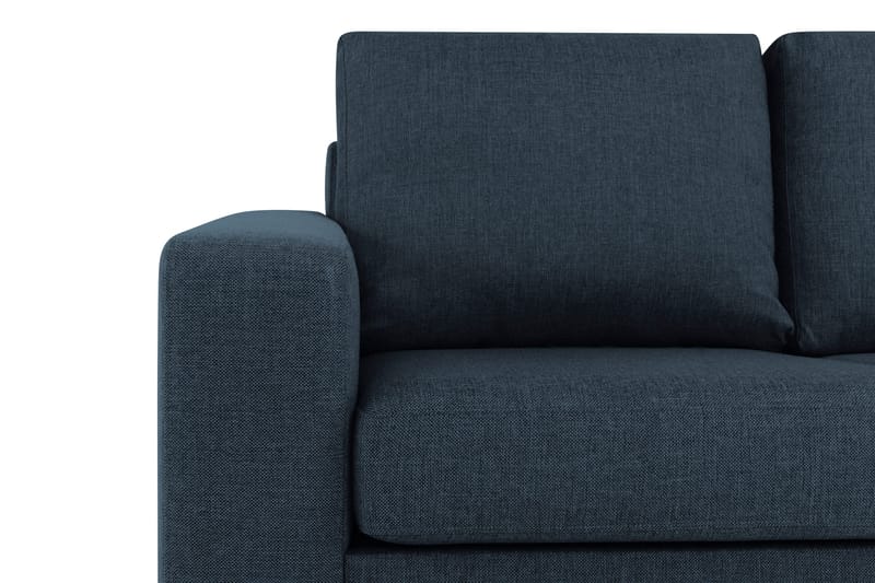 Crazy 4-seters Vendbar L-formet Sjeselongsofa i Stoff - Mørkeblå - Møbler - Sofaer - Sofa med sjeselong