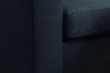 Crazy 4-seters Vendbar L-formet Sjeselongsofa i Stoff - Mørkeblå - Møbler - Sofaer - Sofa med sjeselong