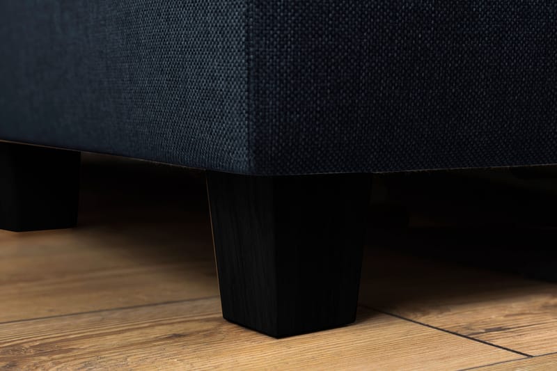 Crazy 4-seters Vendbar L-formet Sjeselongsofa i Stoff - Mørkeblå - Møbler - Sofaer - Sofa med sjeselong
