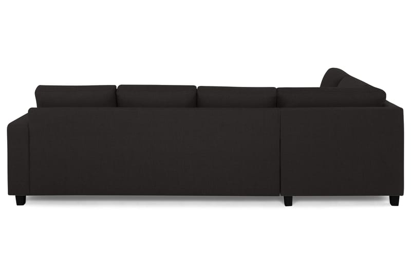Crazy 4-seters Venstrevendt L-formet Sjeselongsofa i Stoff - Antrasitt - Møbler - Sofaer - Sofa med sjeselong - 3 seters sofa med divan