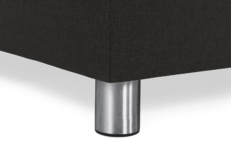 Crazy 4-seters Venstrevendt L-formet Sjeselongsofa i Stoff - Antrasitt - Møbler - Sofaer - Sofa med sjeselong - 3 seters sofa med divan