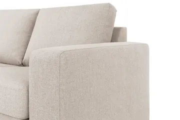 Crazy 4-seters Venstrevendt L-formet Sjeselongsofa i Stoff - Beige - Møbler - Sofaer - Sofa med sjeselong