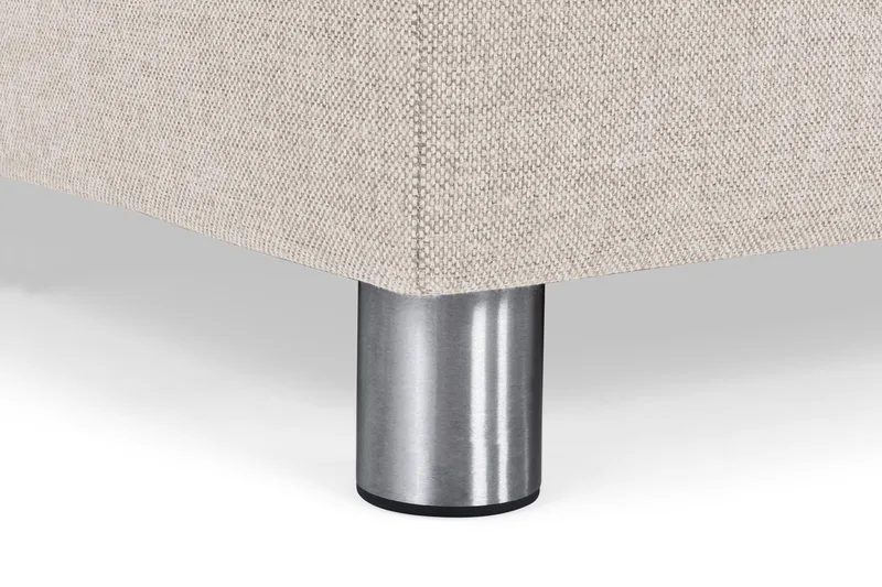 Crazy 4-seters Venstrevendt L-formet Sjeselongsofa i Stoff - Beige - Møbler - Sofaer - Sofa med sjeselong - 3 seters sofa med divan