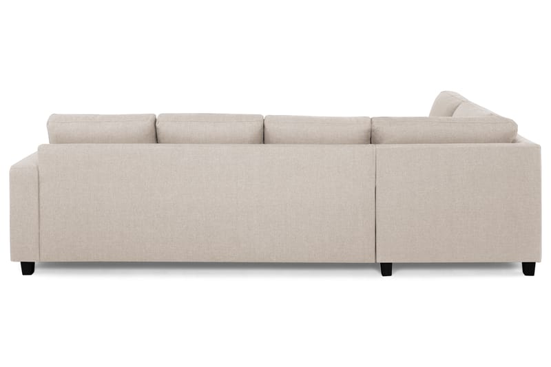 Crazy 4-seters Venstrevendt L-formet Sjeselongsofa i Stoff - Beige - Møbler - Sofaer - Sofa med sjeselong