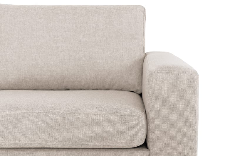 Crazy 4-seters Venstrevendt L-formet Sjeselongsofa i Stoff - Beige - Møbler - Sofaer - Sofa med sjeselong