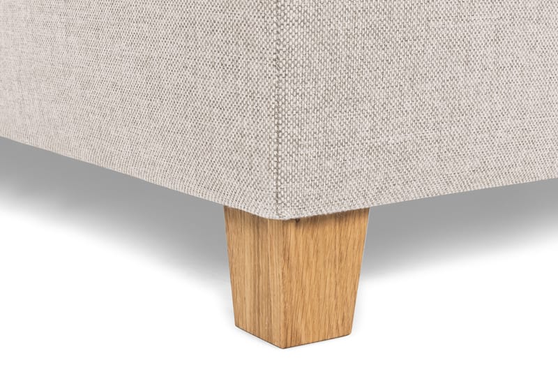 Crazy 4-seters Venstrevendt L-formet Sjeselongsofa i Stoff - Beige - Møbler - Sofaer - Sofa med sjeselong - 3 seters sofa med divan