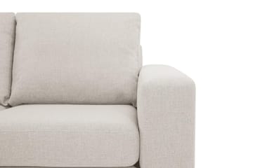 Crazy 4-seters Venstrevendt L-formet Sjeselongsofa i Stoff - Beige - Møbler - Sofaer - Sofa med sjeselong
