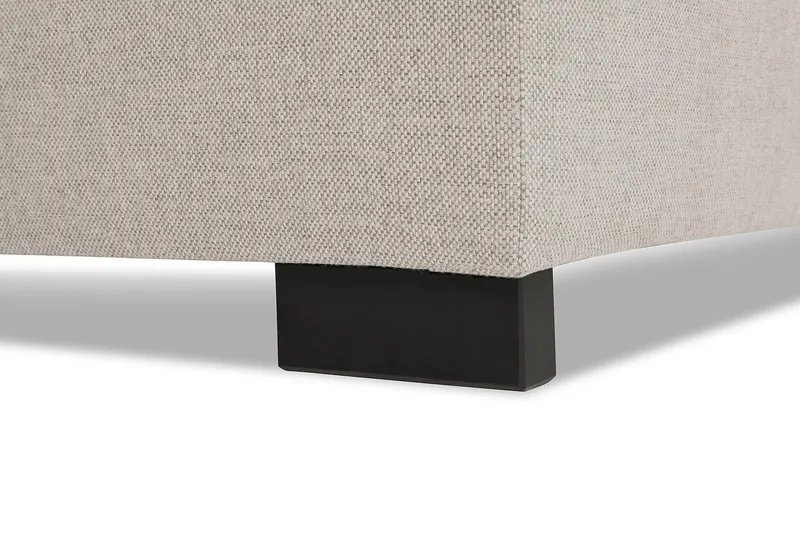 Crazy 4-seters Venstrevendt L-formet Sjeselongsofa i Stoff - Beige - Møbler - Sofaer - Sofa med sjeselong - 3 seters sofa med divan