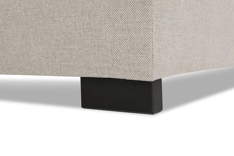 Crazy 4-seters Venstrevendt L-formet Sjeselongsofa i Stoff - Beige - Møbler - Sofaer - Sofa med sjeselong - 3 seters sofa med divan