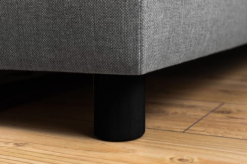 Crazy 4-seters Venstrevendt L-formet Sjeselongsofa i Stoff - Grå - Møbler - Sofaer - Sofa med sjeselong - 3 seters sofa med divan