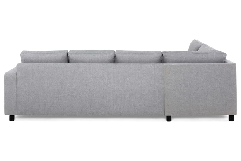 Crazy 4-seters Venstrevendt L-formet Sjeselongsofa i Stoff - Grå - Møbler - Sofaer - Sofa med sjeselong - 3 seters sofa med divan