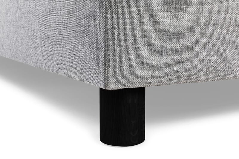 Crazy 4-seters Venstrevendt L-formet Sjeselongsofa i Stoff - Grå - Møbler - Sofaer - Sofa med sjeselong - 3 seters sofa med divan