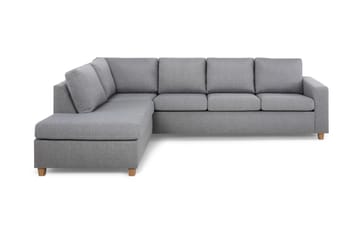 Crazy 4-seters Venstrevendt L-formet Sjeselongsofa i Stoff