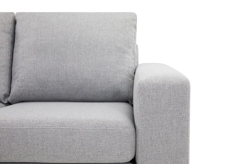 Crazy 4-seters Venstrevendt L-formet Sjeselongsofa i Stoff - Grå - Møbler - Sofaer - Sofa med sjeselong - 3 seters sofa med divan