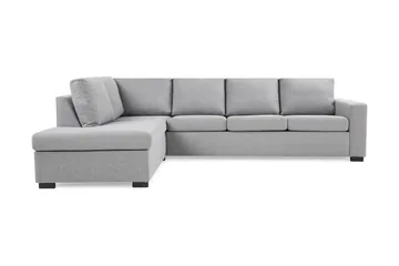 Crazy 4-seters Venstrevendt L-formet Sjeselongsofa i Stoff