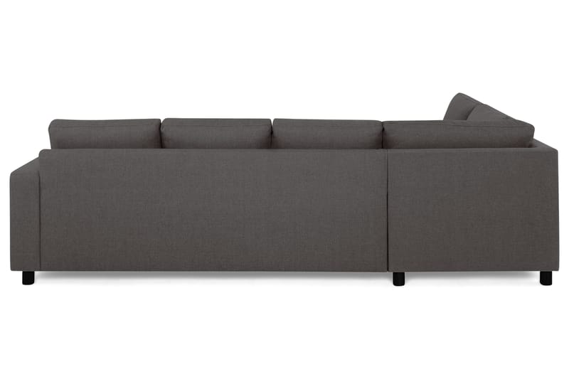 Crazy 4-seters Venstrevendt L-formet Sjeselongsofa i Stoff - Mørk grå - Møbler - Sofaer - Sofa med sjeselong