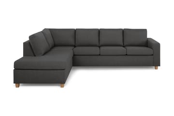 Crazy 4-seters Venstrevendt L-formet Sjeselongsofa i Stoff