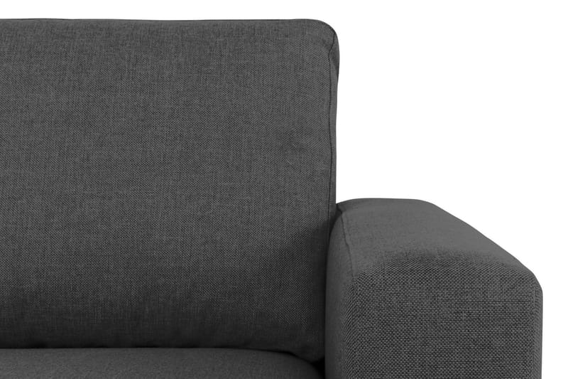 Crazy 4-seters Venstrevendt L-formet Sjeselongsofa i Stoff - Mørk grå - Møbler - Sofaer - Sofa med sjeselong