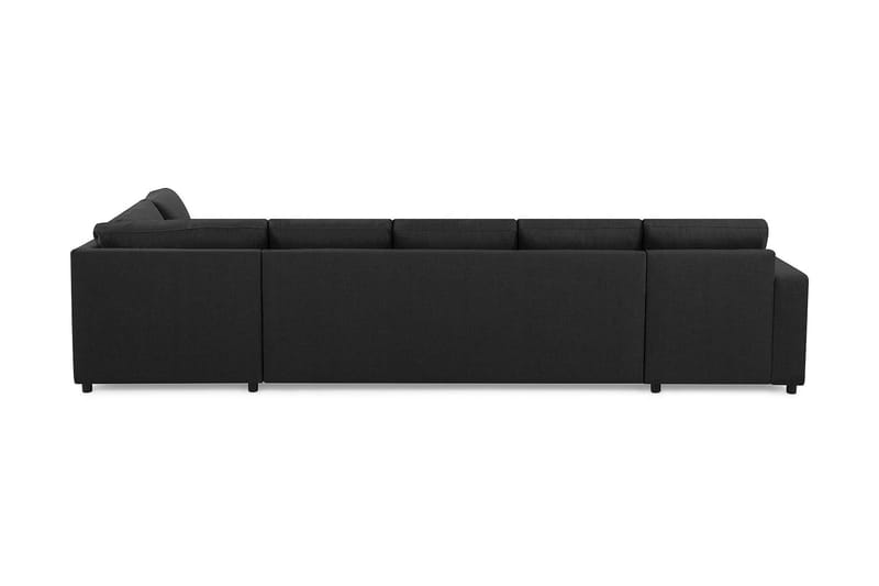 Crazy 5-seters Høyrevendt L-formet Sjeselongsofa i Stoff - Antrasitt - Møbler - Sofaer - Sofa med sjeselong