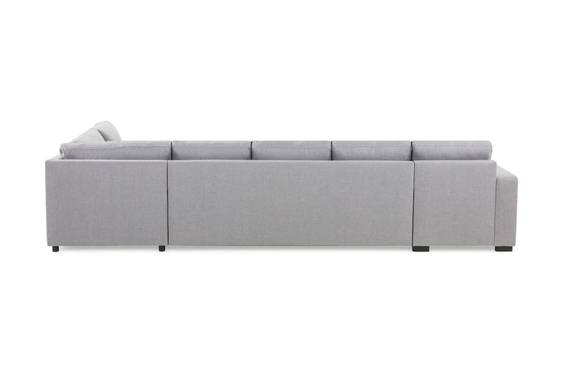 Crazy 5-seters Høyrevendt L-formet Sjeselongsofa i Stoff - Grå - Møbler - Sofaer - Sofa med sjeselong