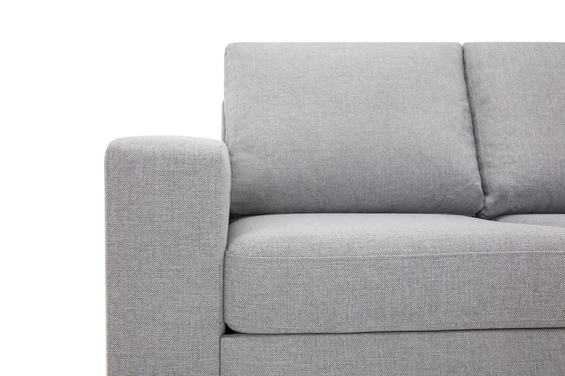 Crazy 5-seters Høyrevendt L-formet Sjeselongsofa i Stoff - Grå - Møbler - Sofaer - Sofa med sjeselong